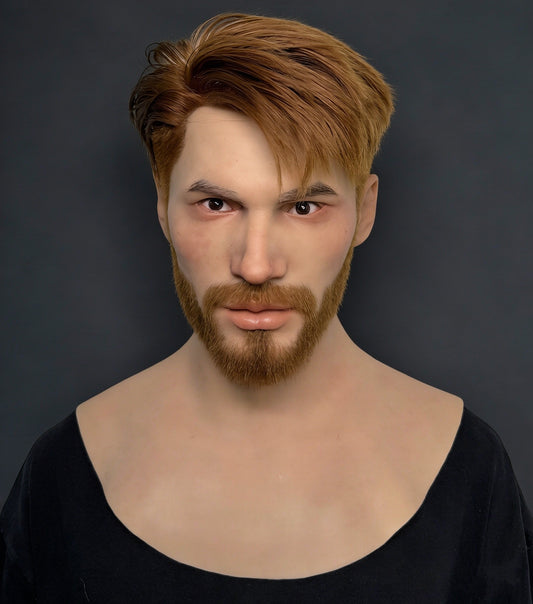 ULTRA REALISTIC FULL HEAD MALE SILICONE MASK FOR COSPLAY, HORROR & HALLOWEEN