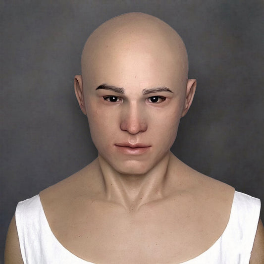 Realistic Silicone Mask – Full Head Male Cosplay Mask