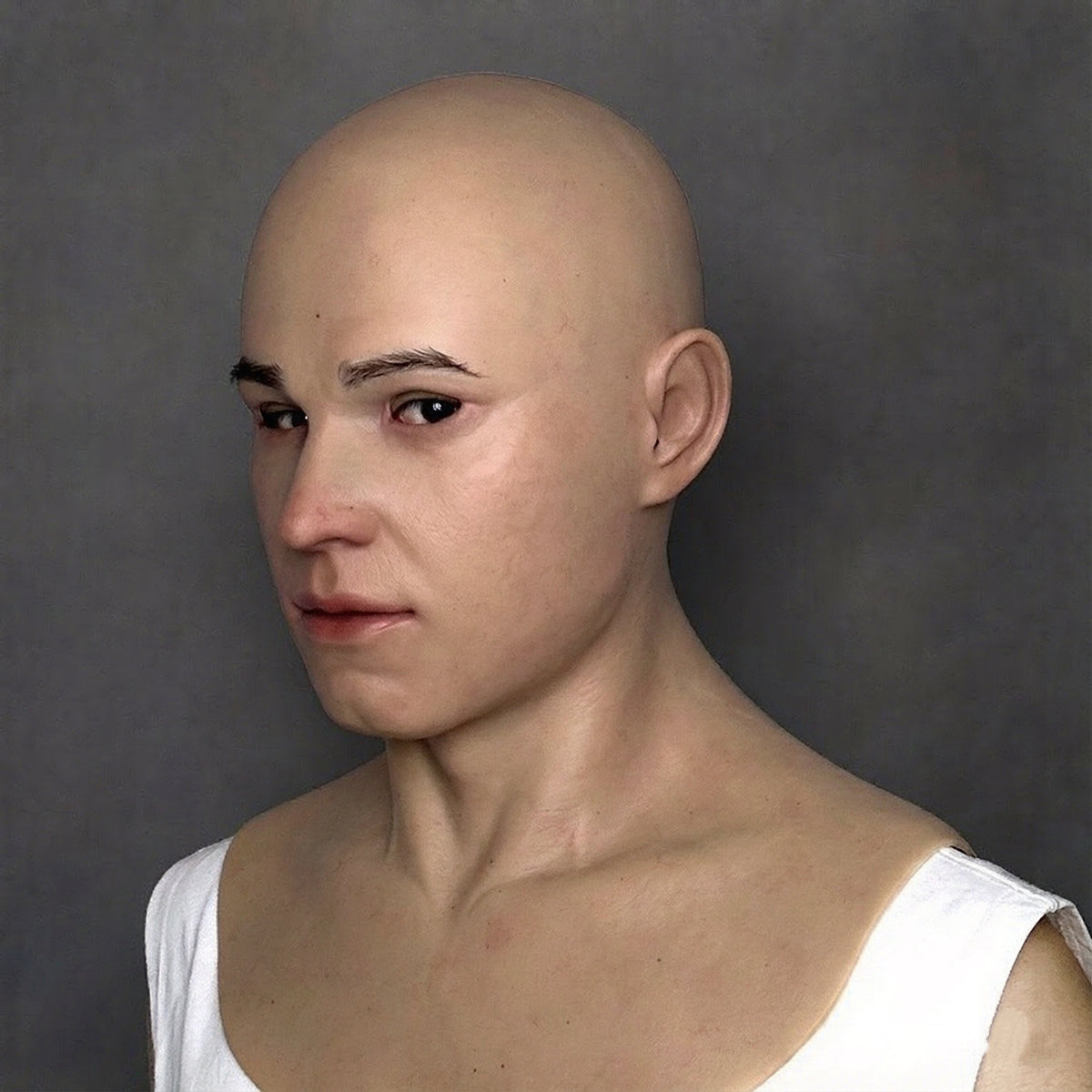 Realistic Silicone Mask – Full Head Male Cosplay Mask