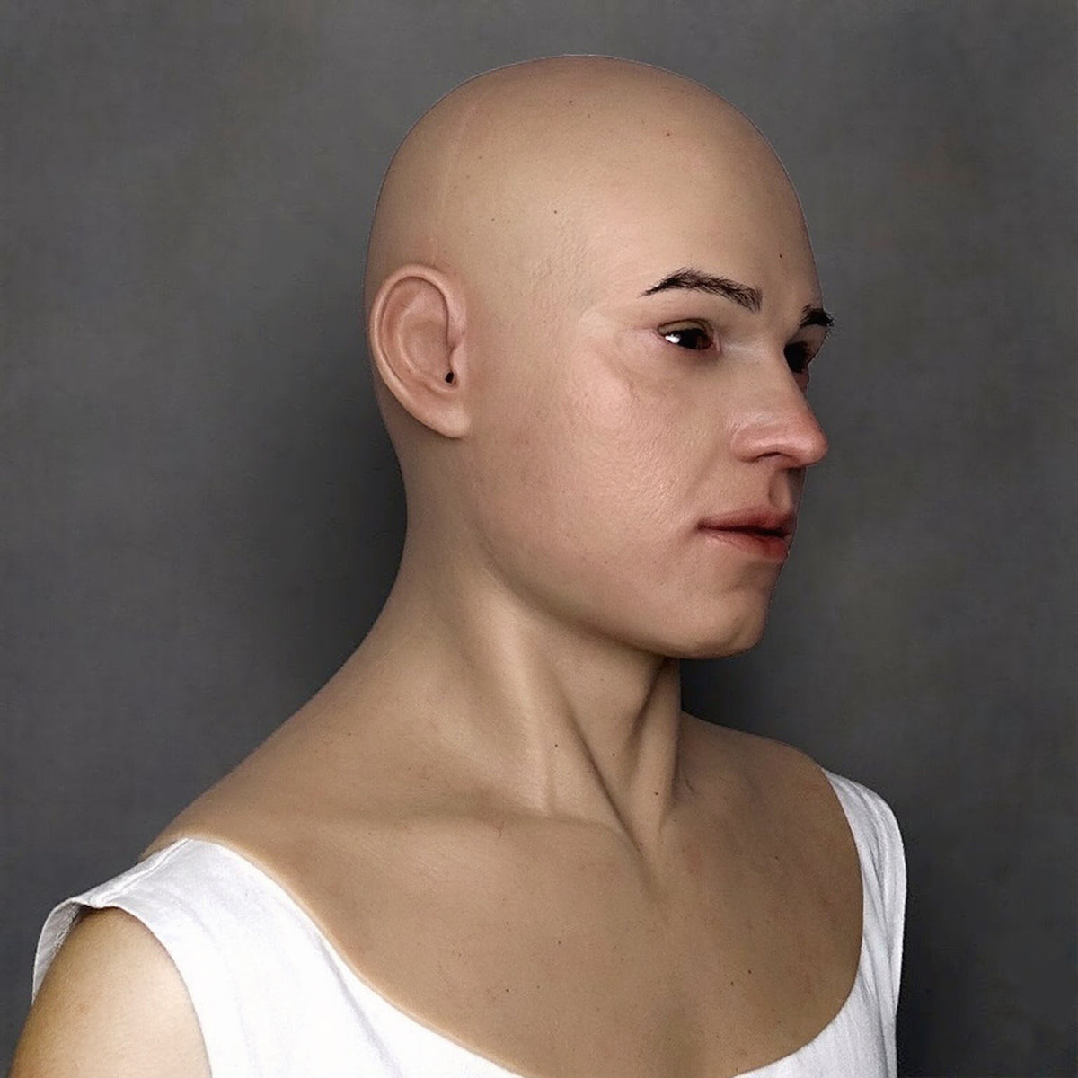 Realistic Silicone Mask – Full Head Male Cosplay Mask