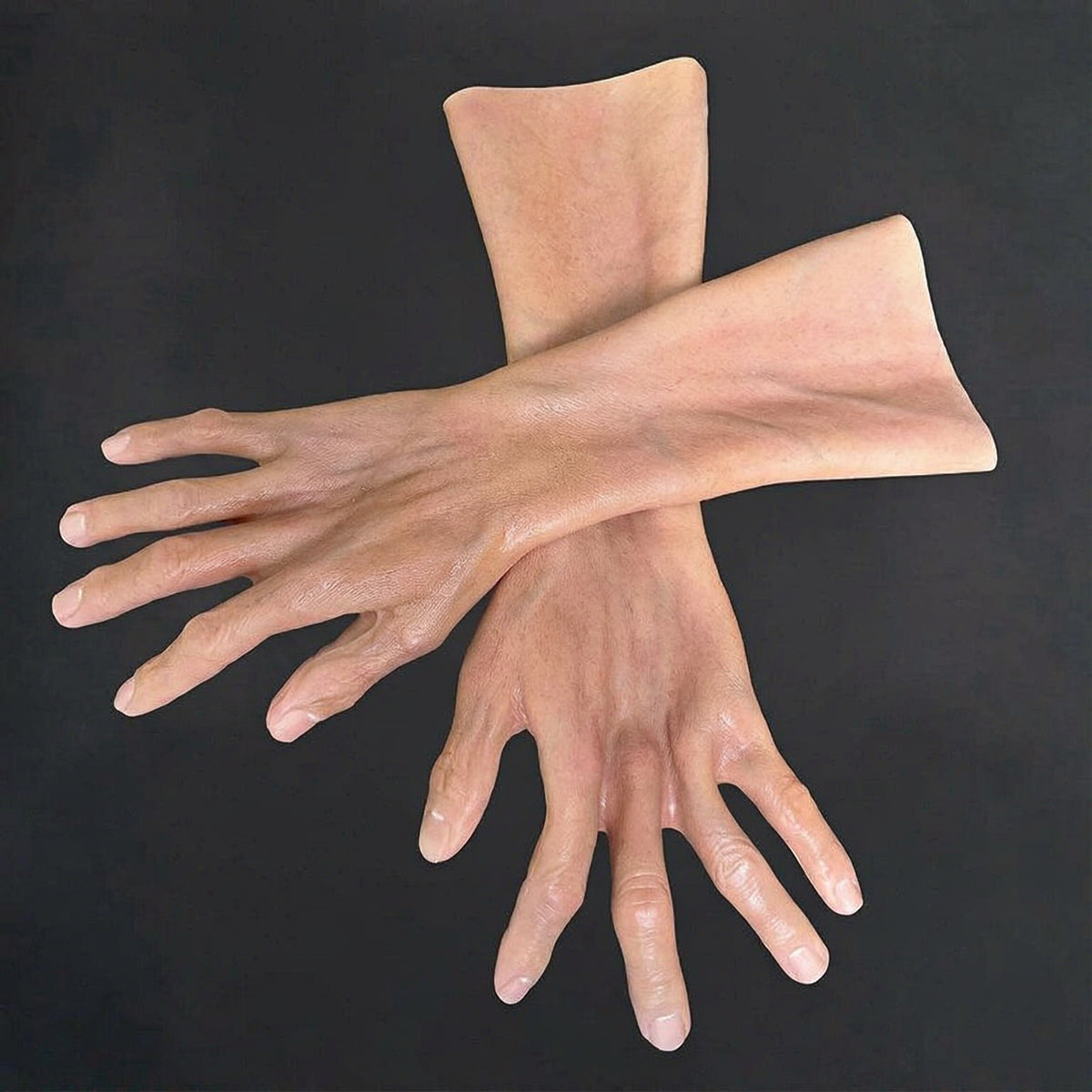REALISTIC SILICONE ARM GLOVES – FULL ARM FAKE SKIN PROP FOR COSPLAY, FILM & THEATER EFFECTS