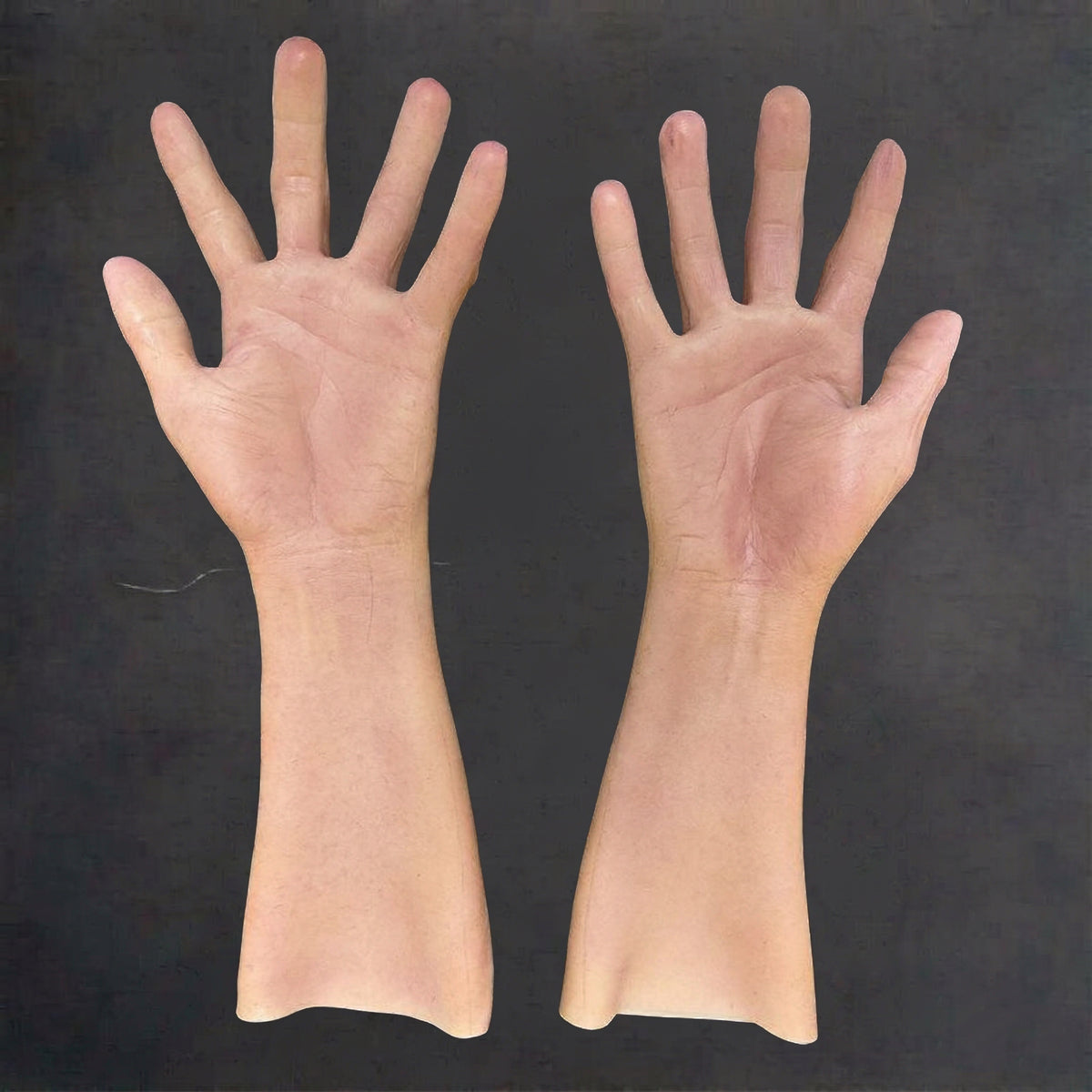 REALISTIC SILICONE ARM GLOVES – FULL ARM FAKE SKIN PROP FOR COSPLAY, FILM & THEATER EFFECTS
