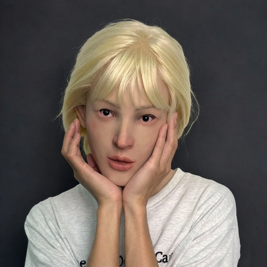 Realistic Female Silicone Mask for Cosplay & Halloween