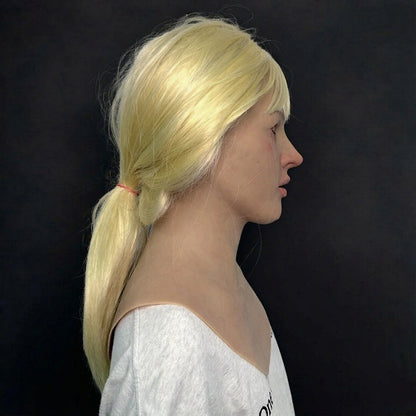 Realistic Female Silicone Mask for Cosplay & Halloween
